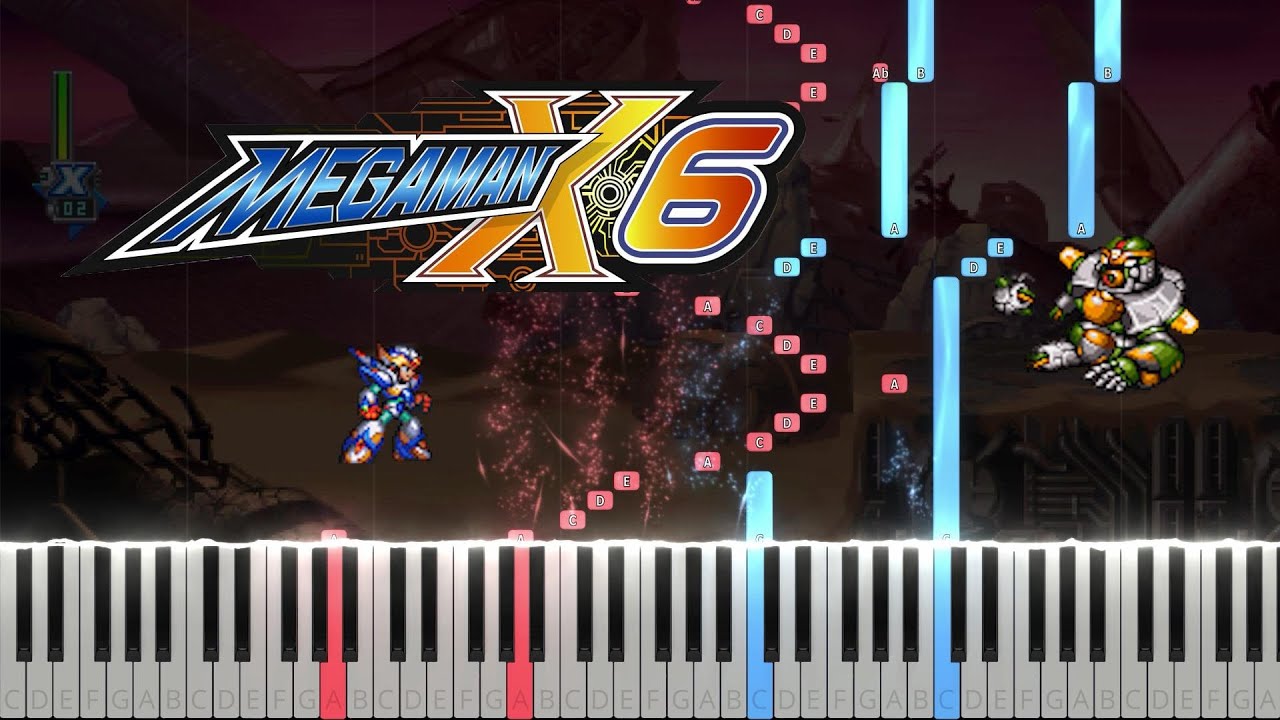 Mega Man X6 - Opening Stage (Piano Tutorial by Javin Tham)