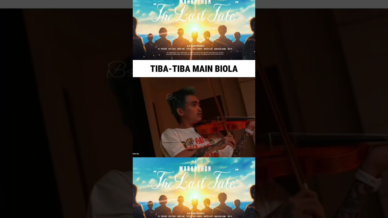 Tiba-tiba banget main biola 🤣 #marapthon3 #aloy #a4aclan