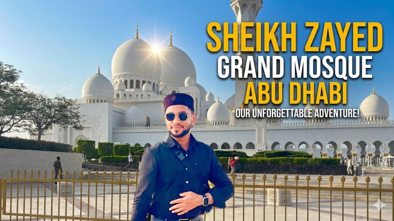 I can’t believe this place is REAL! 😱 | Sheikh Zayed Grand Mosque | 
