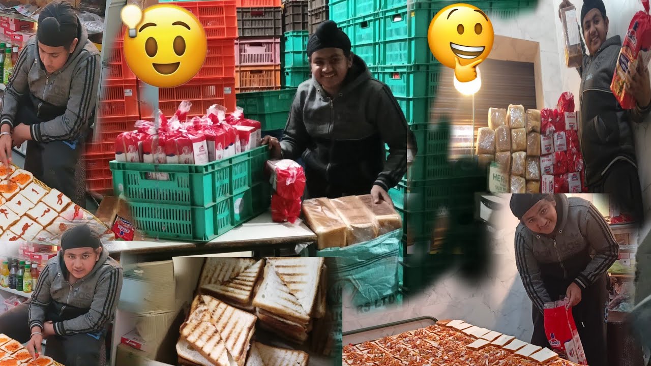 First time make 500 Sandwich🥪🥪☺️☺️🎊🎊🎉🎉😋😋😲😱😱