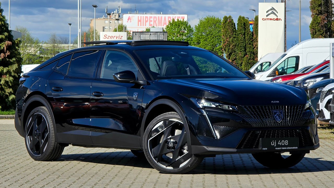 Peugeot 408 GT PHEV HYBRID180 E-EAT8 Perla Nera Black
