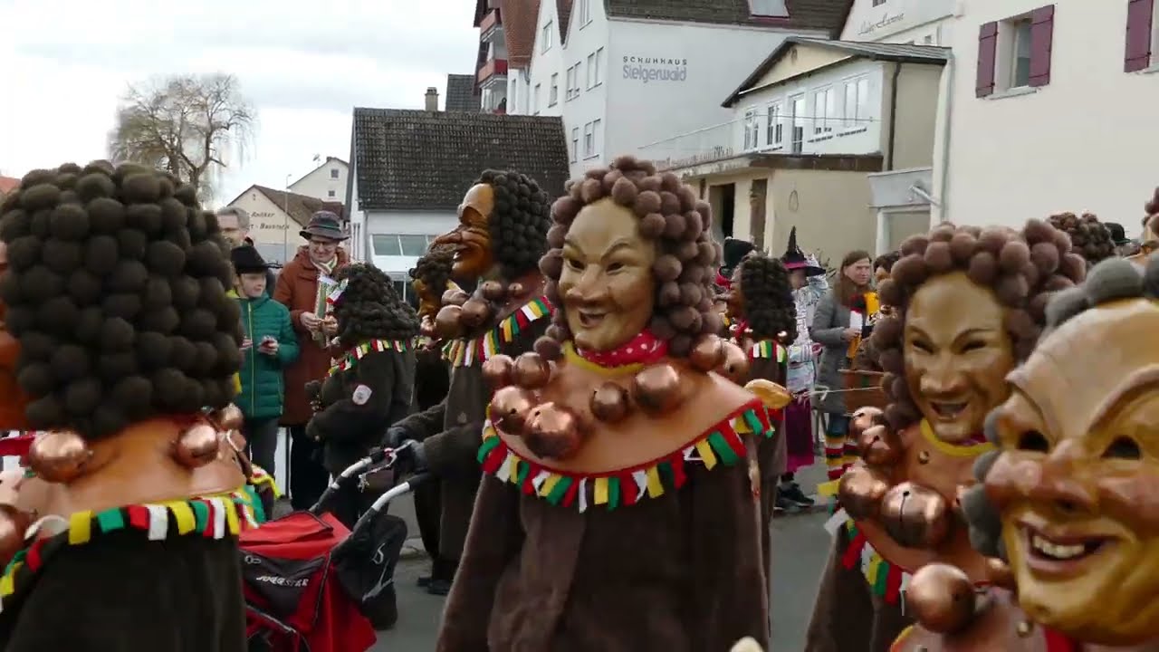 Umzug am Boppelesonntag der Narrenzunft Gole Riedlingen 2023