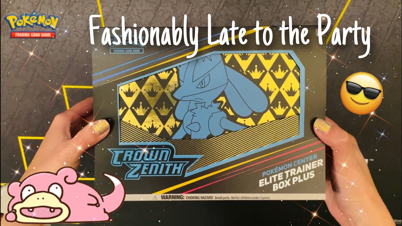 ASMR Opening Pokémon Center Crown Zenith Elite Trainer Box (Soft-Spoken)