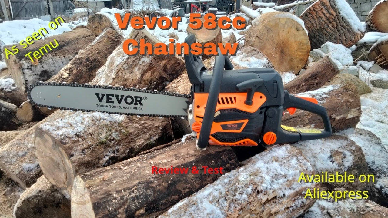 Обзор бензопилы VEVOR 58CC 20