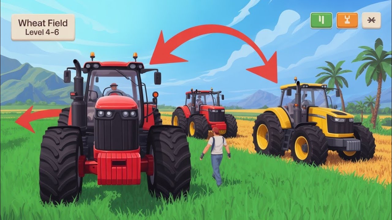 3 Powerful Tractors in Farming Simulator 🚜 Which One is Best? 😱#Gameplay🚜