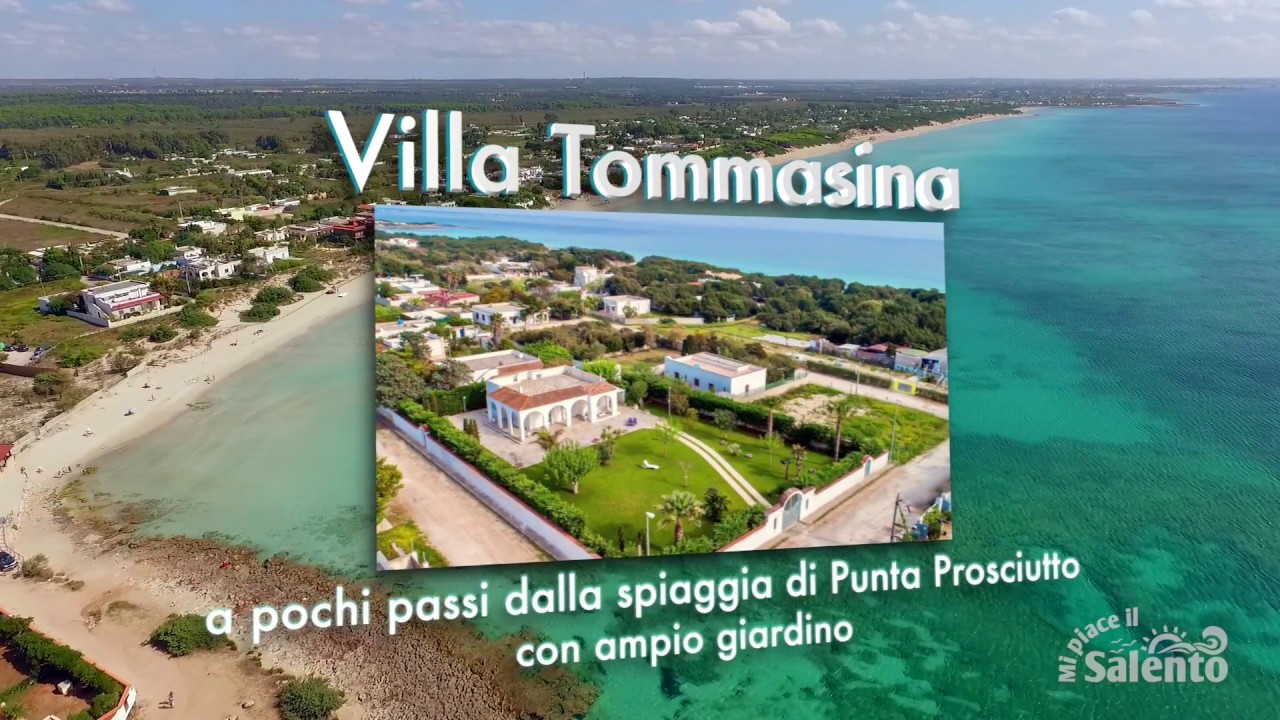 Casa Vacanza Villa Tommasina con giardino a Punta Prosciutto di Porto Cesareo nel Salento