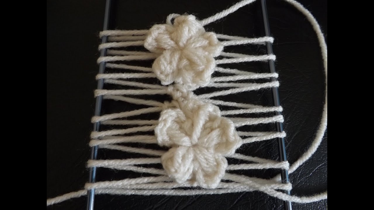Crochet horquilla con distinto diseños en el centro - con Ruby Stedman