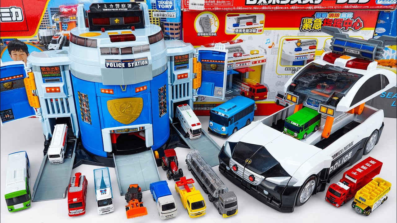 【🚗Toy ASMR🚗】トミカ ポリスコレクション おもちゃ Tomica Police Collection Toy ASMR Satisfying with Unboxing