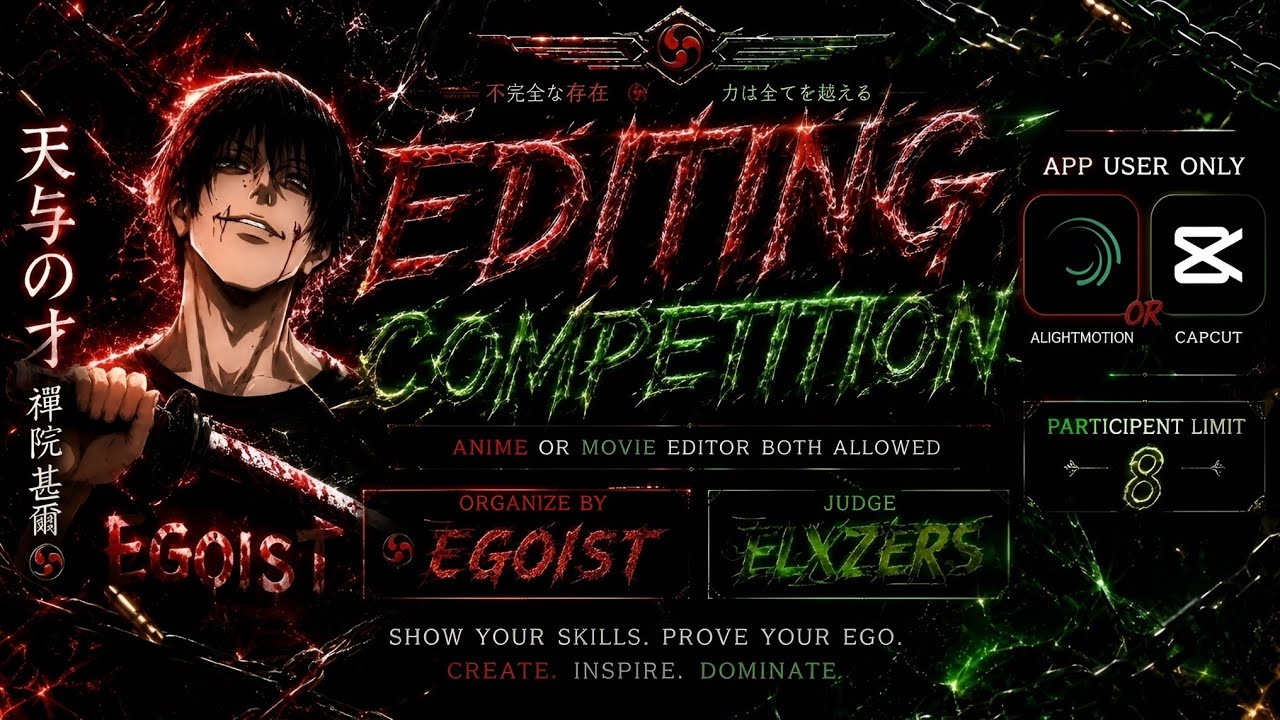 RESULTS OF EDITING COMPETITION OF LETS SEE WHO COOK THE COMPETITION #anime #edut #competition #top8 