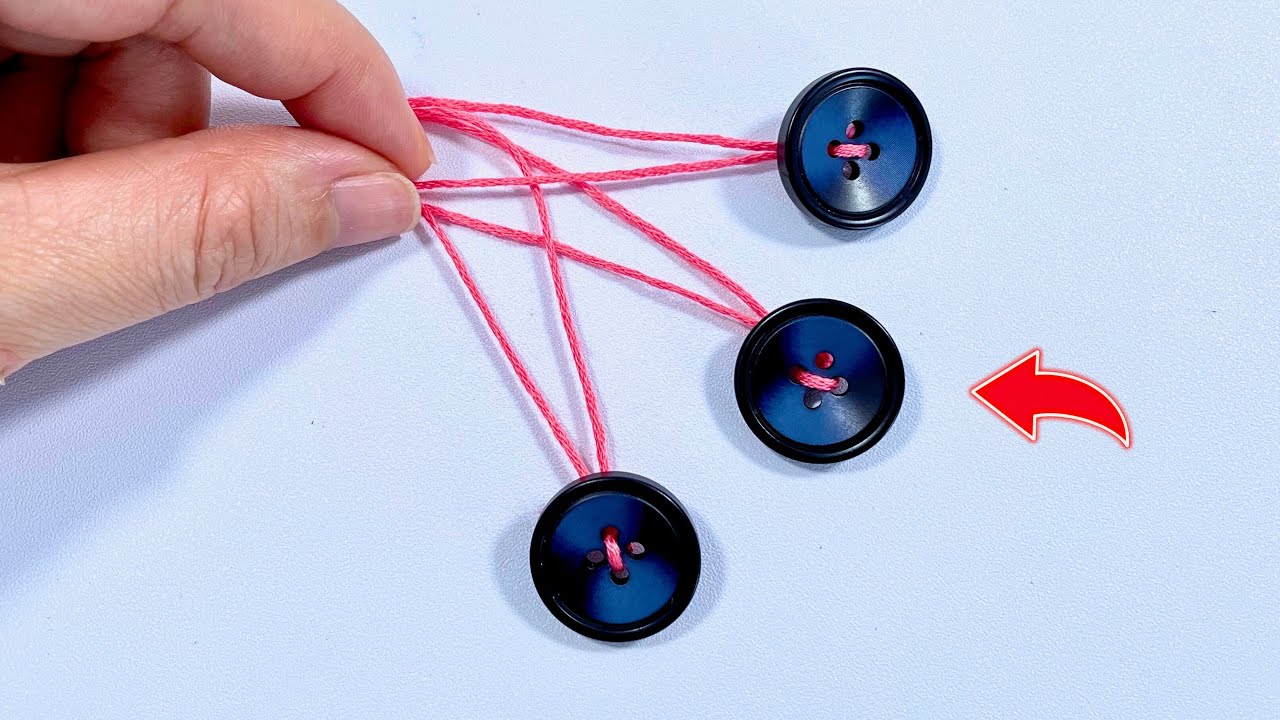 8 Sewing Tips With BUTTON | Hand Stitches Tutorial (Jady Kreativ)
