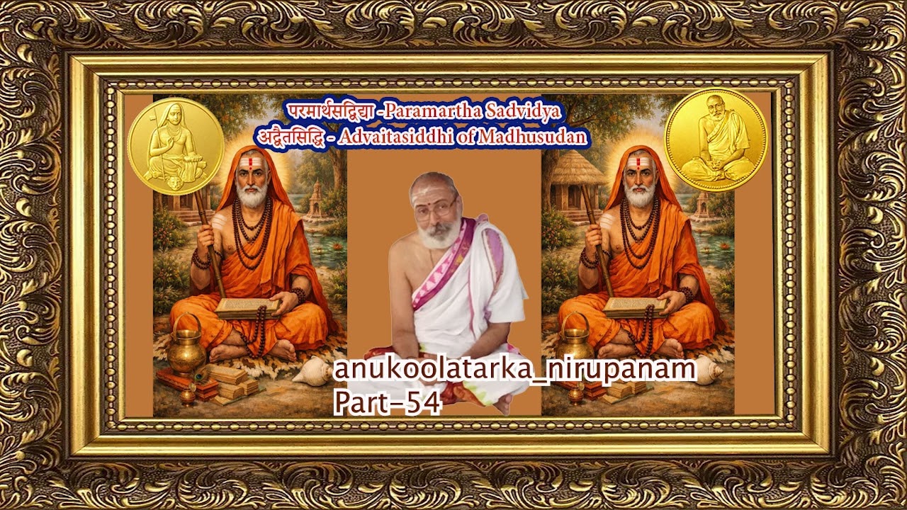 Advaita Siddhi-अद्वैतसिद्धि: -From the Masters of Advaita-Vid.MM.Brahmarishi Dr.Manidravid Sastri