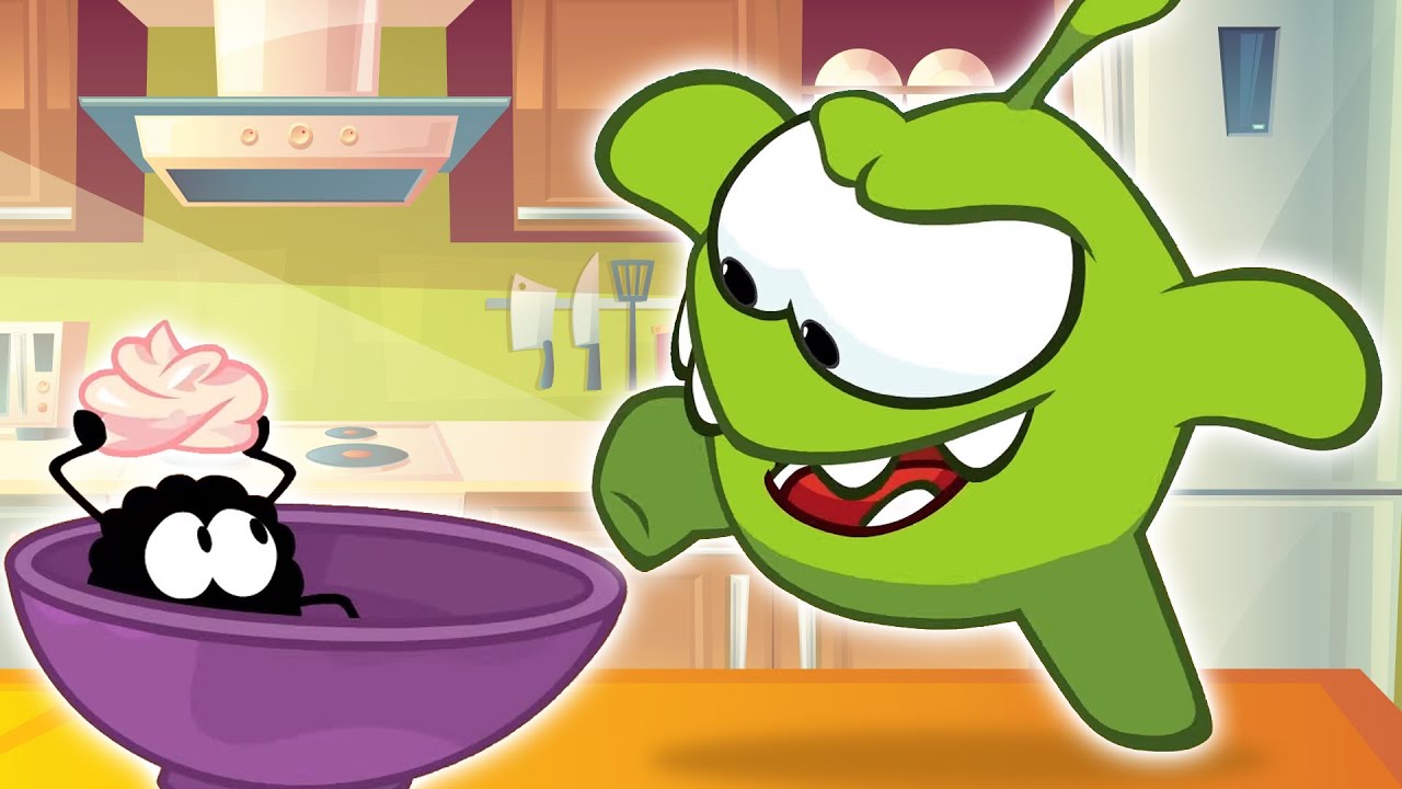 Aprende con Om Nom | Aprende qu&eacute; est&aacute; ENCIMA y DEBAJO con Om Nom y un bichito travieso