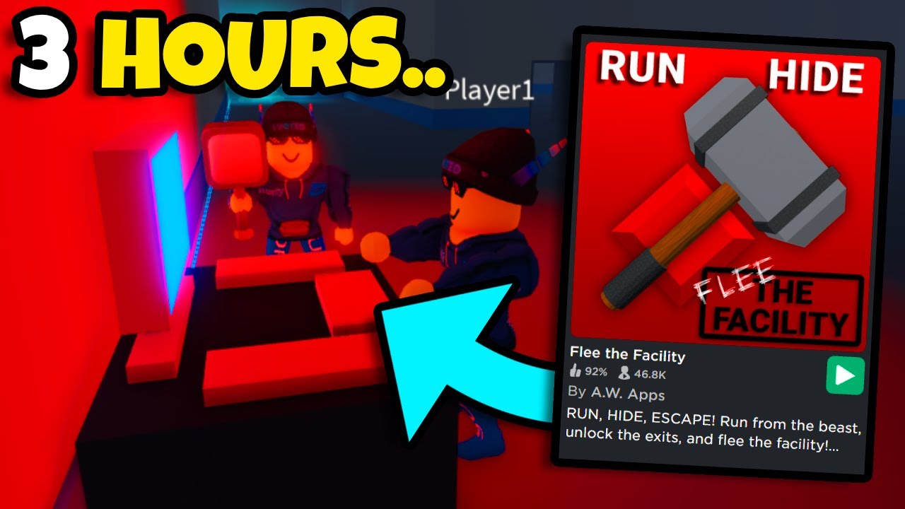 I MADE Flee The Facility in 3 HOURS.. (Roblox)