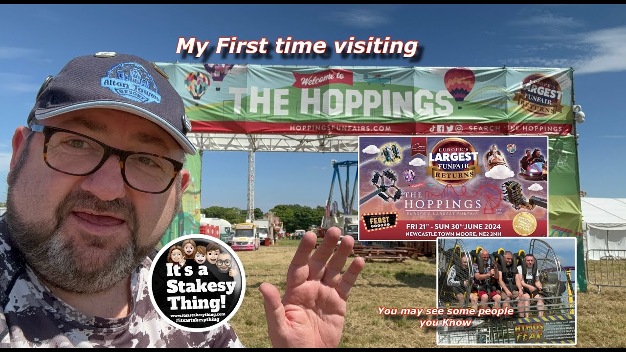 The Hoppings Opening Day 1st ever visit, have a look around with me #itsastakesything