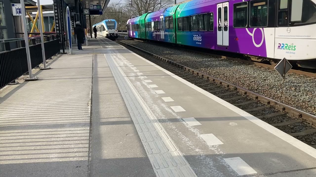 Treinen op station Arnhem velperpoort🇳🇱
