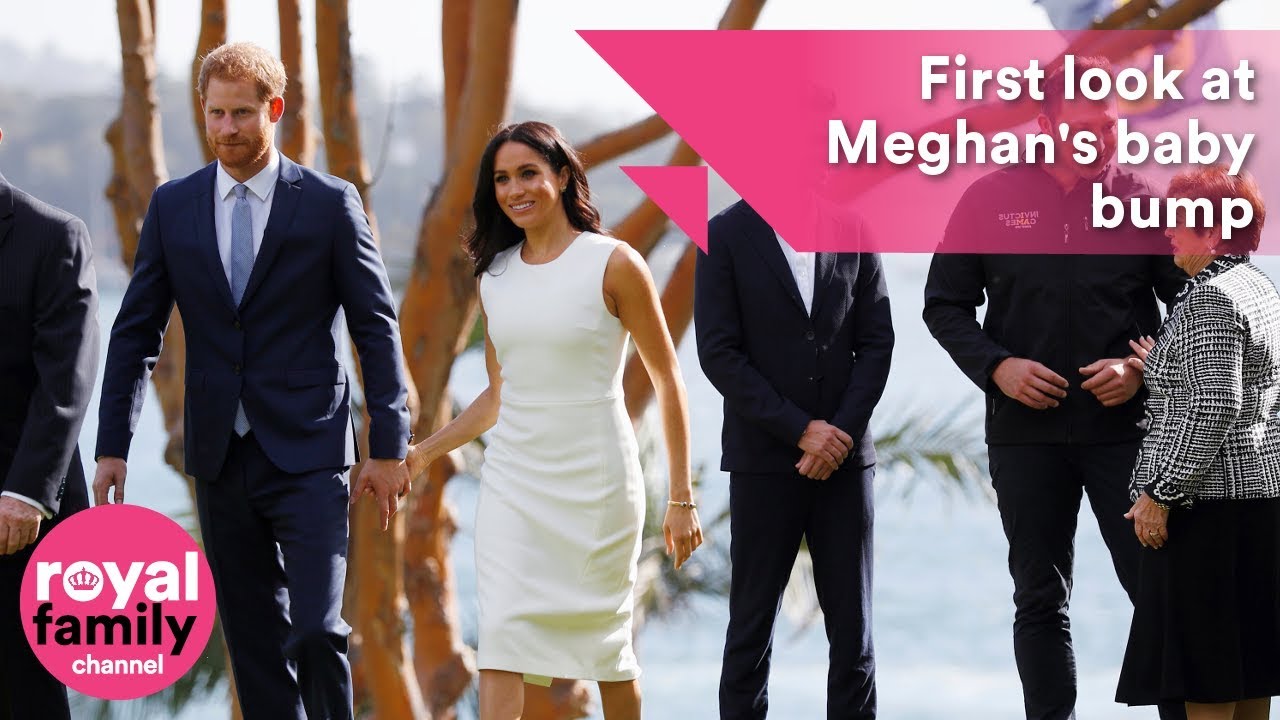 First look at Meghan's baby bump