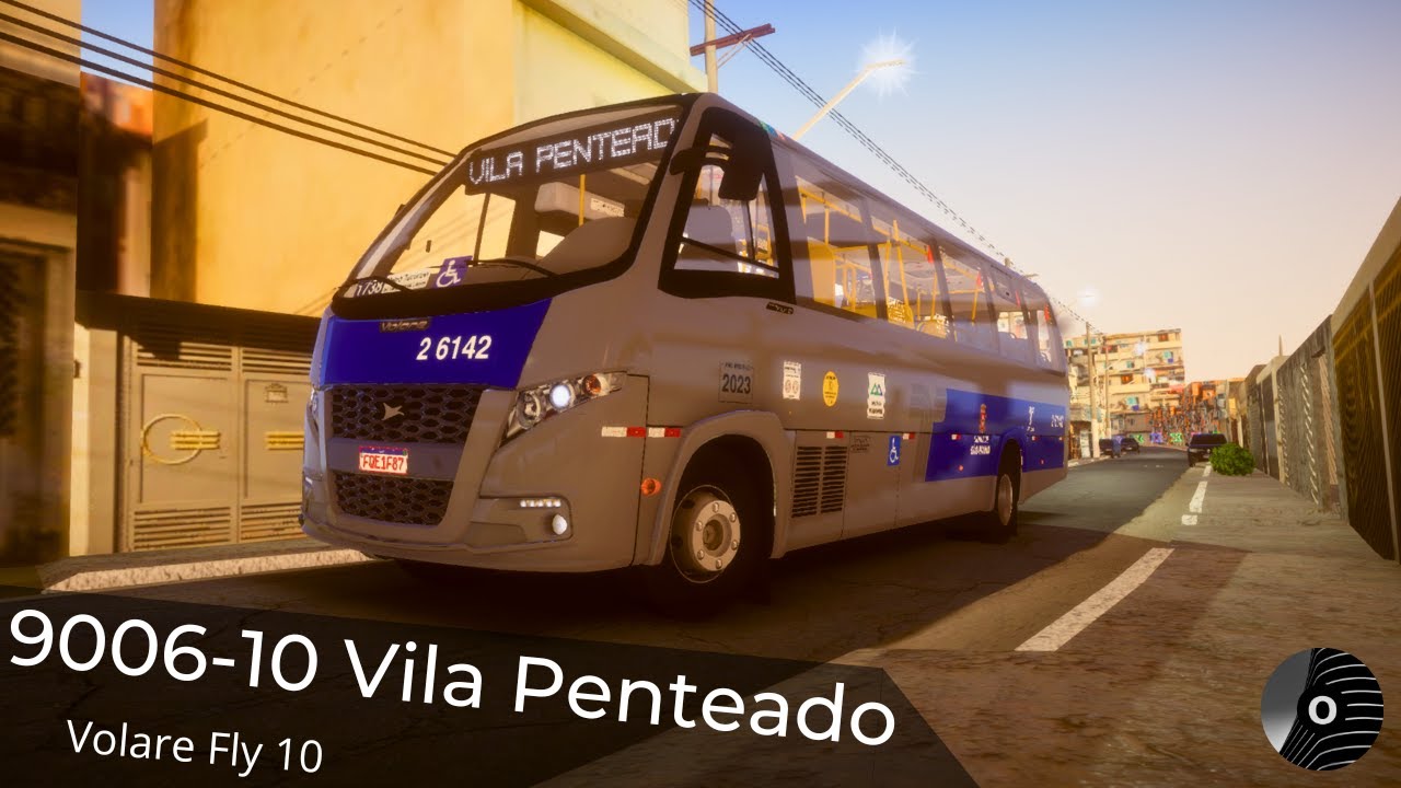 9006-10 VILA PENTEADO com o VOLARE FLY 10 (MB LO-916) da NORTE BUSS! Proton Bus Simulator