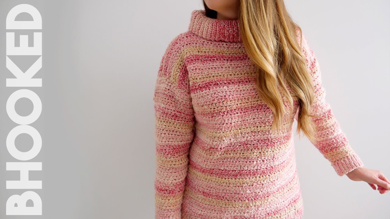 How to Crochet a Sweater EASY! 