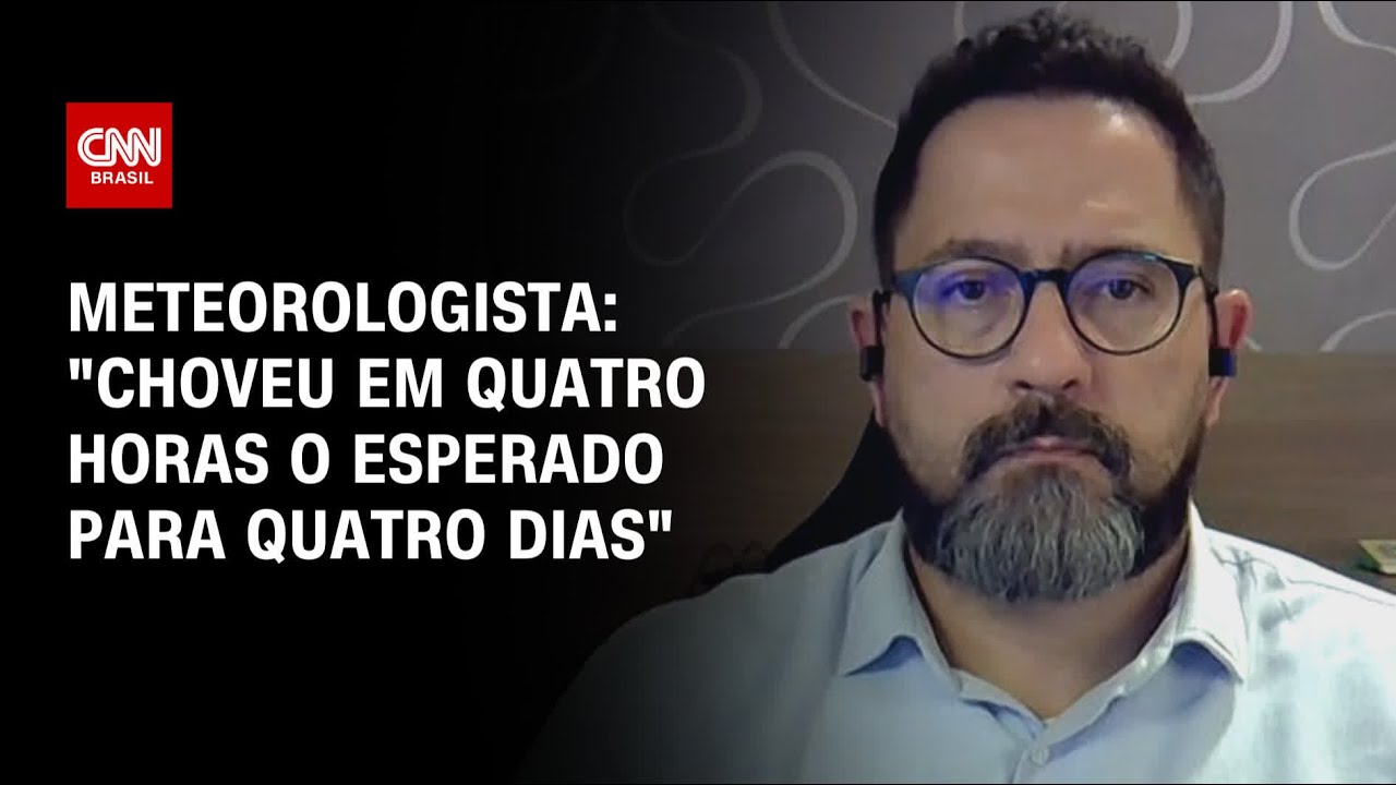 Meteorologista sobre MG: Choveu em quatro horas o esperado para quatro dias | CNN PRIME TIME