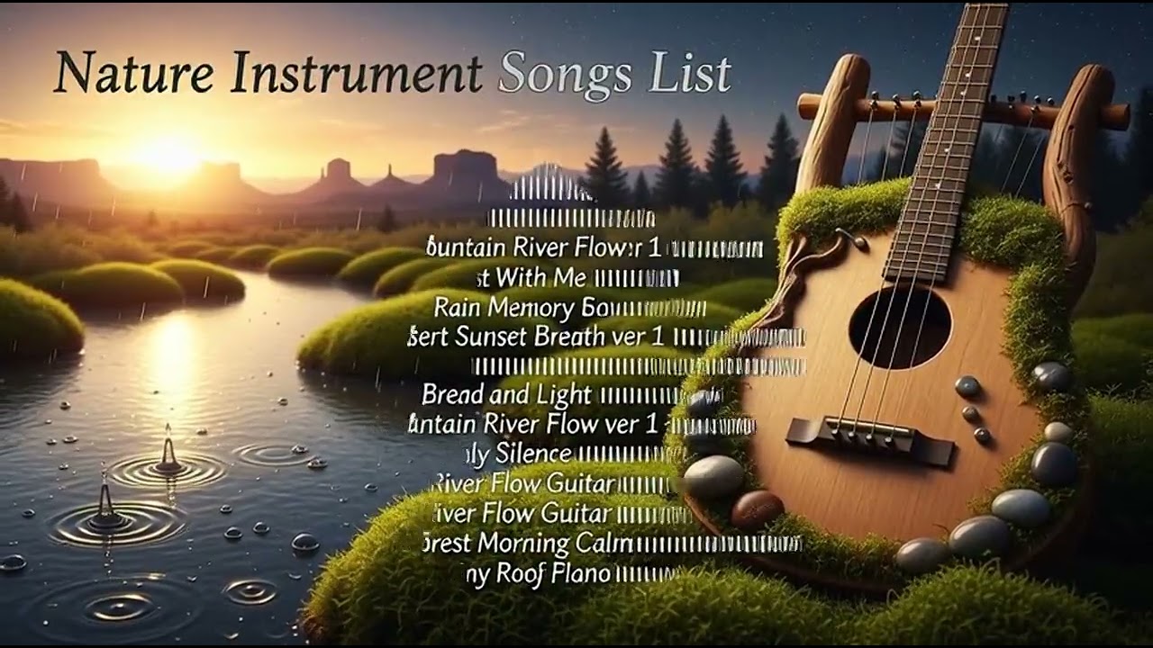 Calm Nature Instrumental Music with Forest and River Atmosphere