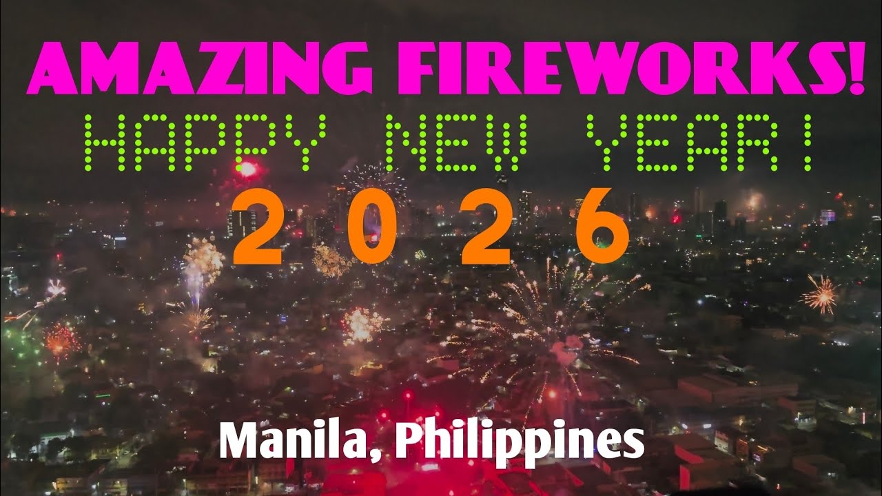 Manila didn’t disappoint! Ringing in 2026 with breathtaking fireworks across the Philippine sky 🇵🇭✨