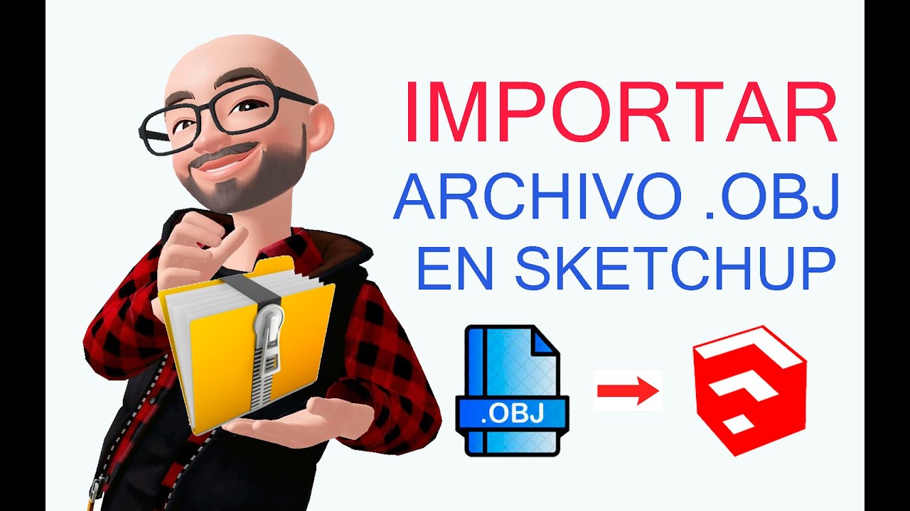 IMPORTAR el archivo .OBJ en SKETCHUP para Domos Geodésicos es muy facil!!!