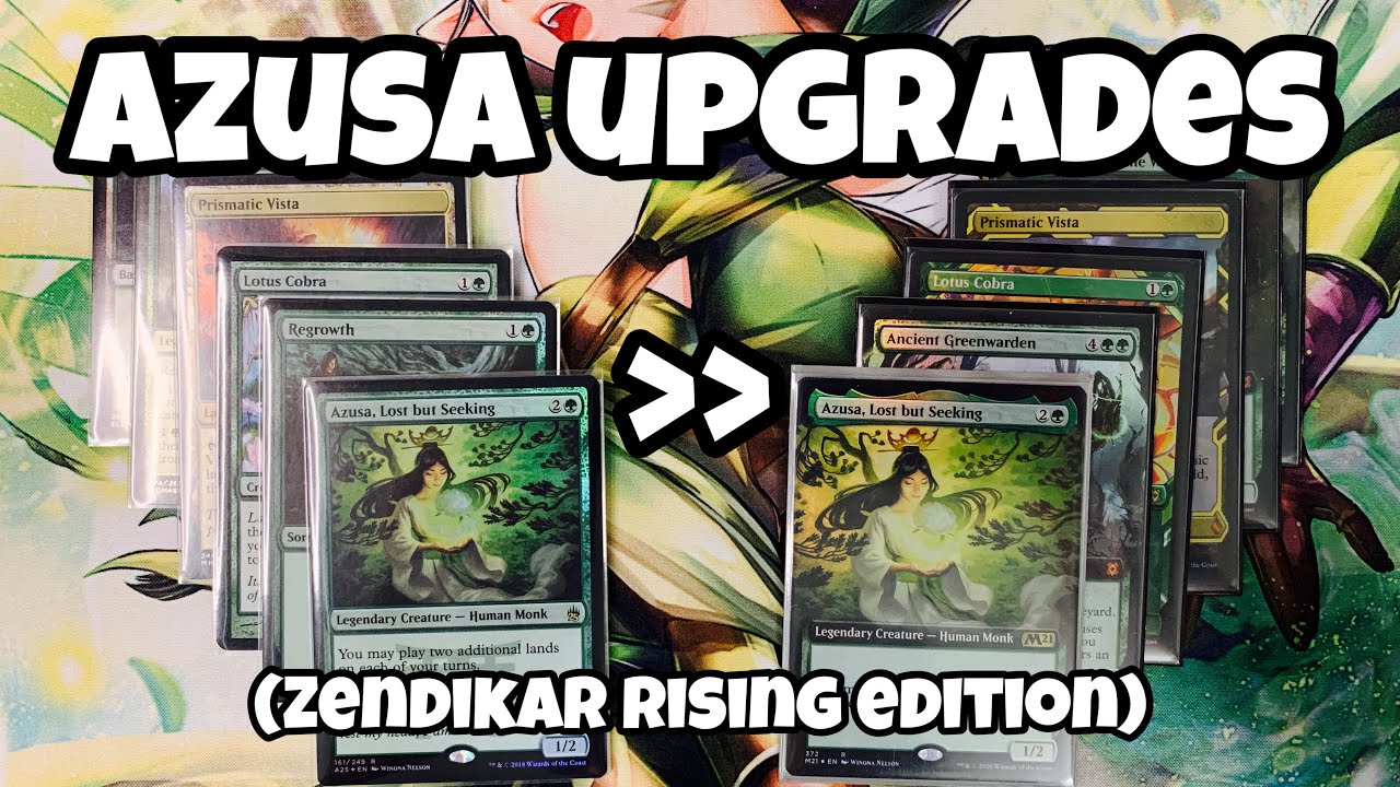 Foil Azusa Deck Upgrades - ZENDIKAR RISING Edition // MTG // EDH // Commander // Foils