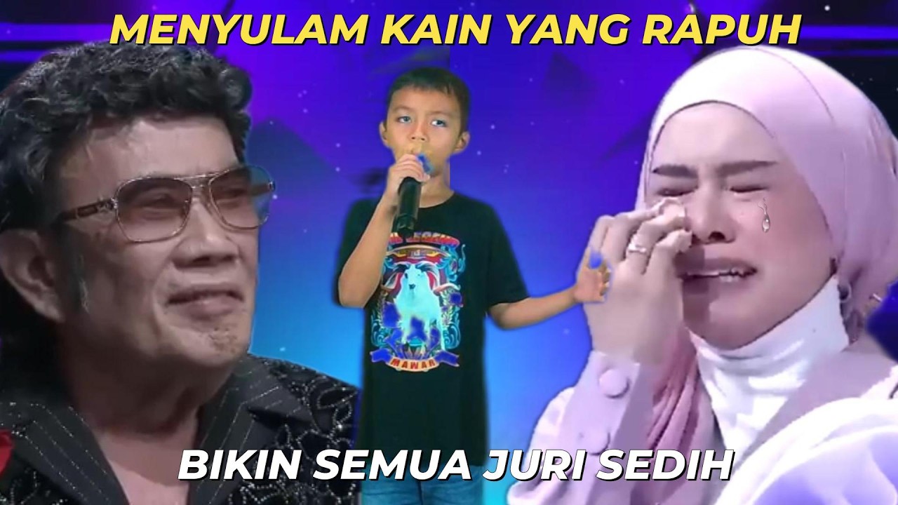 Viral ‼️Semua juri sedih dengan lagu menyulam kain yang rapuh