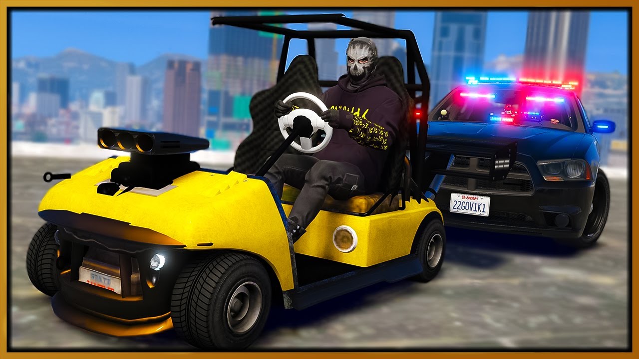 GTA 5 Roleplay - Fast Sports Golf Car Embarrassing Cops | RedlineRP