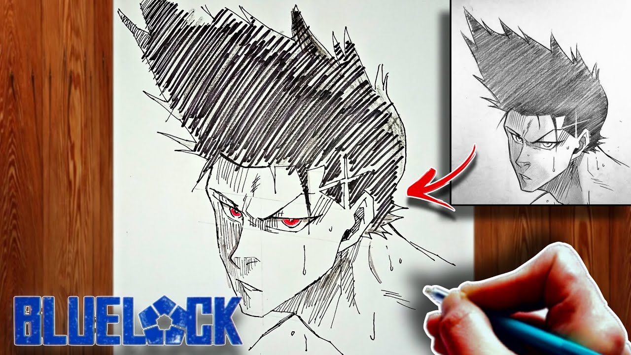 How to Draw Barou | Blue Lock  | ブルーロック | Speed Drawing