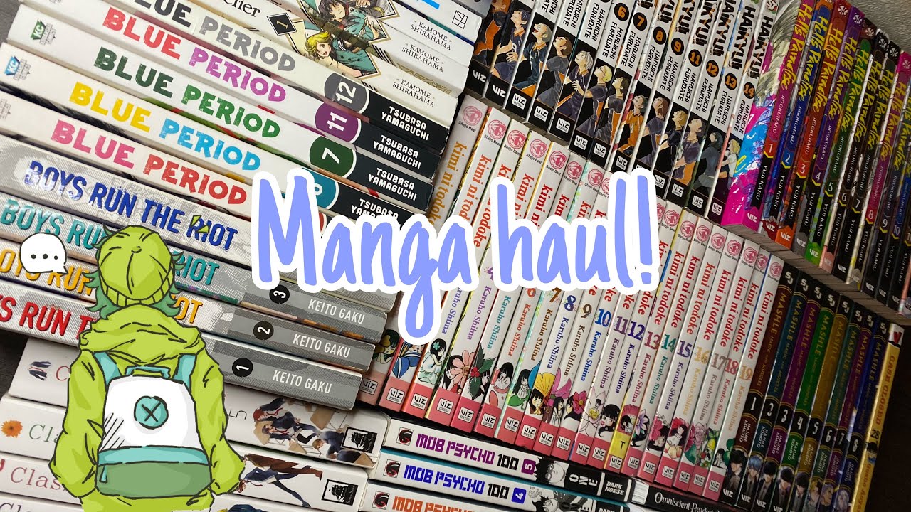 November manga haul! {blk, haikyu, yakuza fianc&eacute;&hellip;} 80+ volumes!