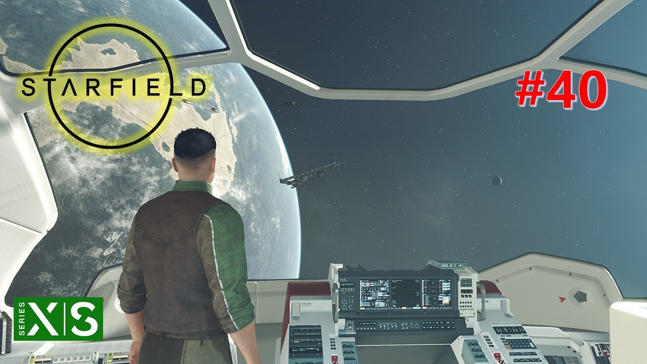 STARFIELD Gameplay  | Polvo| Surveying planet | The capture of the Ecliptic Mercenary ship