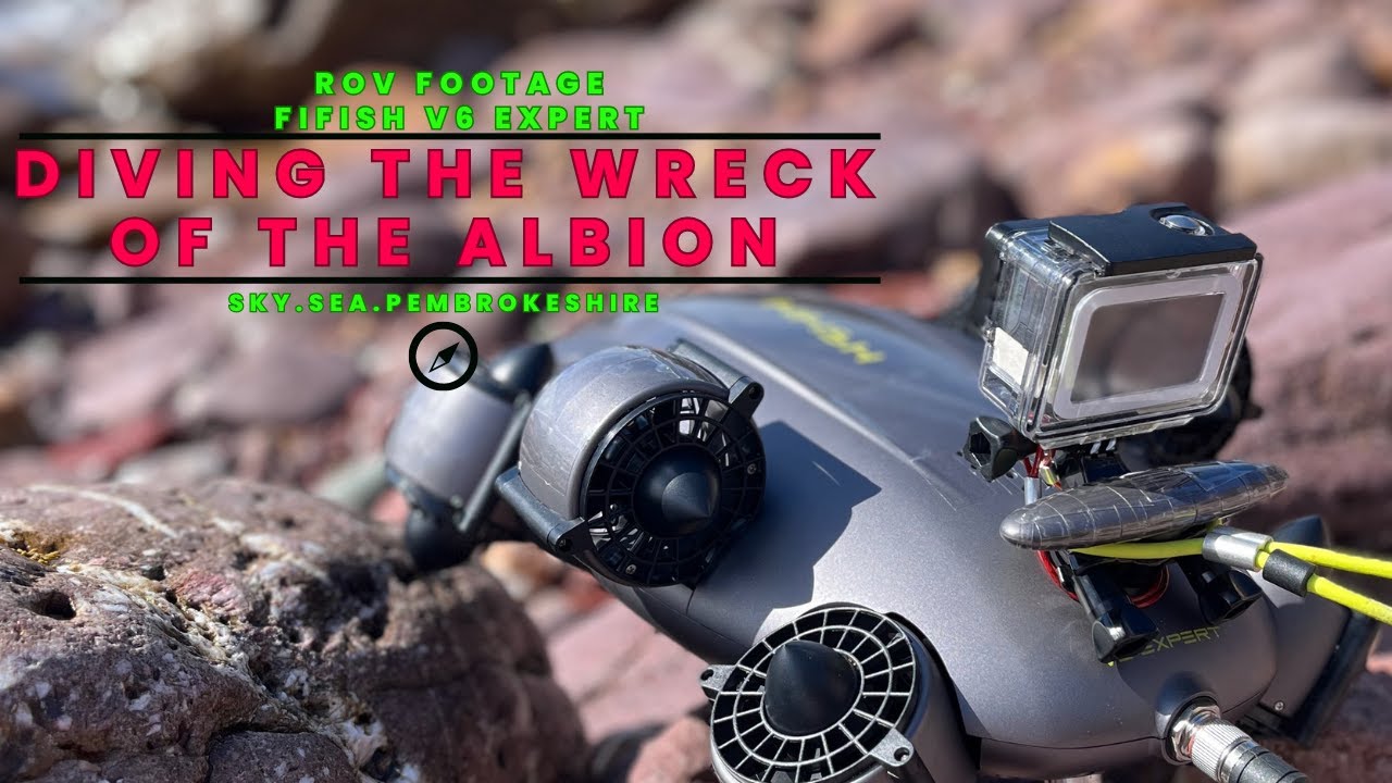 4K Underwater Drone Footage Of The Wreck Of The Albion And Nearby Marine Life! (Fifish ROV Footage)