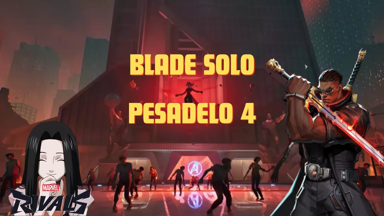 BLADE SOLO: PESADELO 4 WALKTHROUGH | ZOMBIES | MARVEL RIVALS