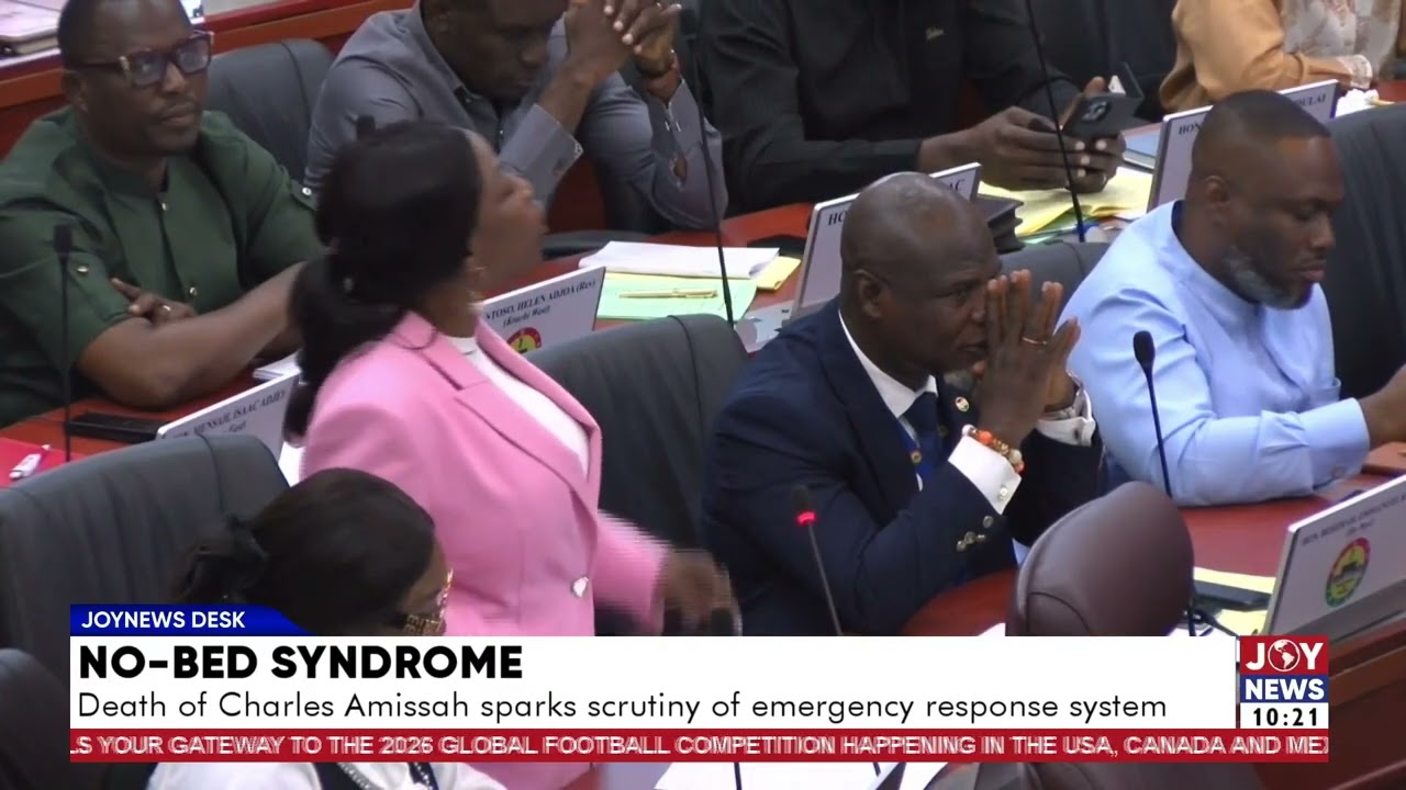 No bed syndrome: Death of Charles Amissah sparks scrutiny of emergency response system. #JoyNews
