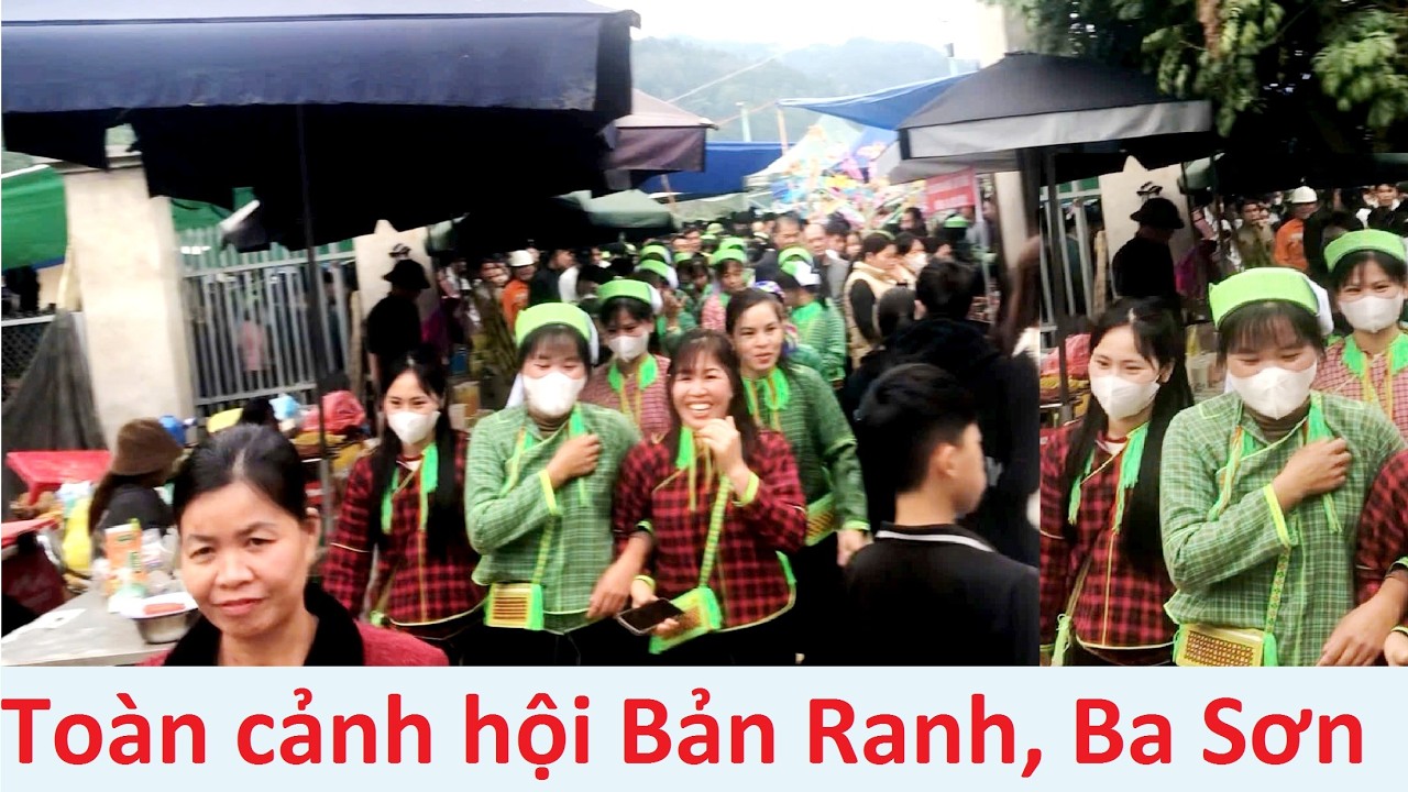 Hội Bản Ranh buổi chiều đông vui