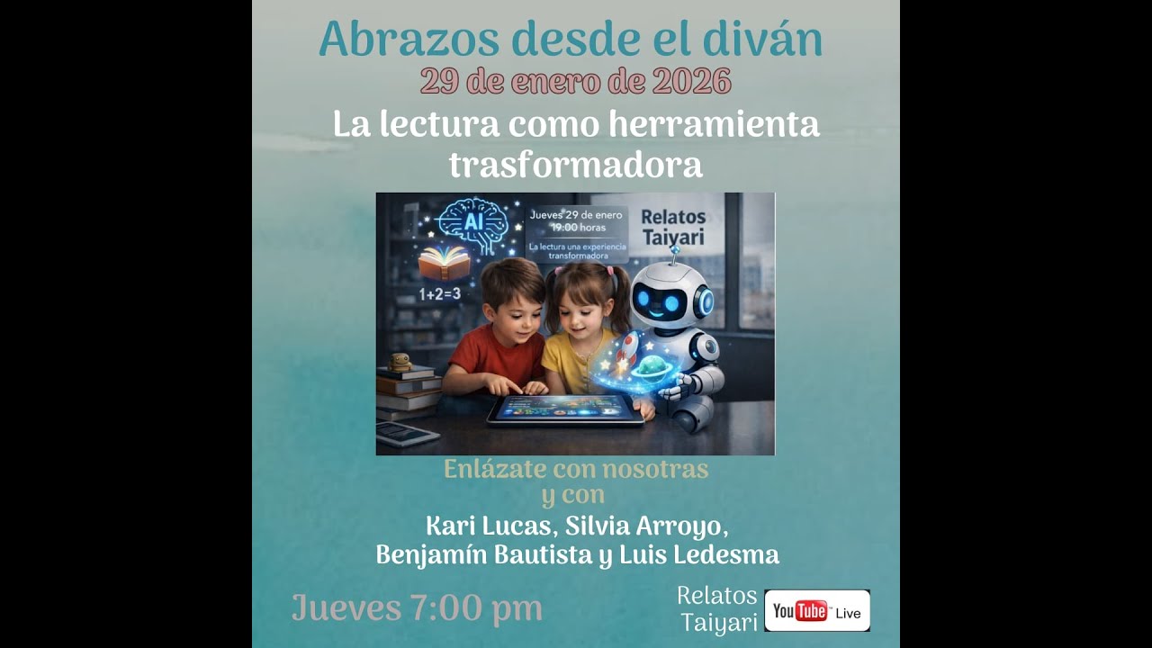 Abrazos desde el diván con Kari Lucas, Silvia Arroyo, Benjamín Bautista y Luis Ledesma. La lectura.