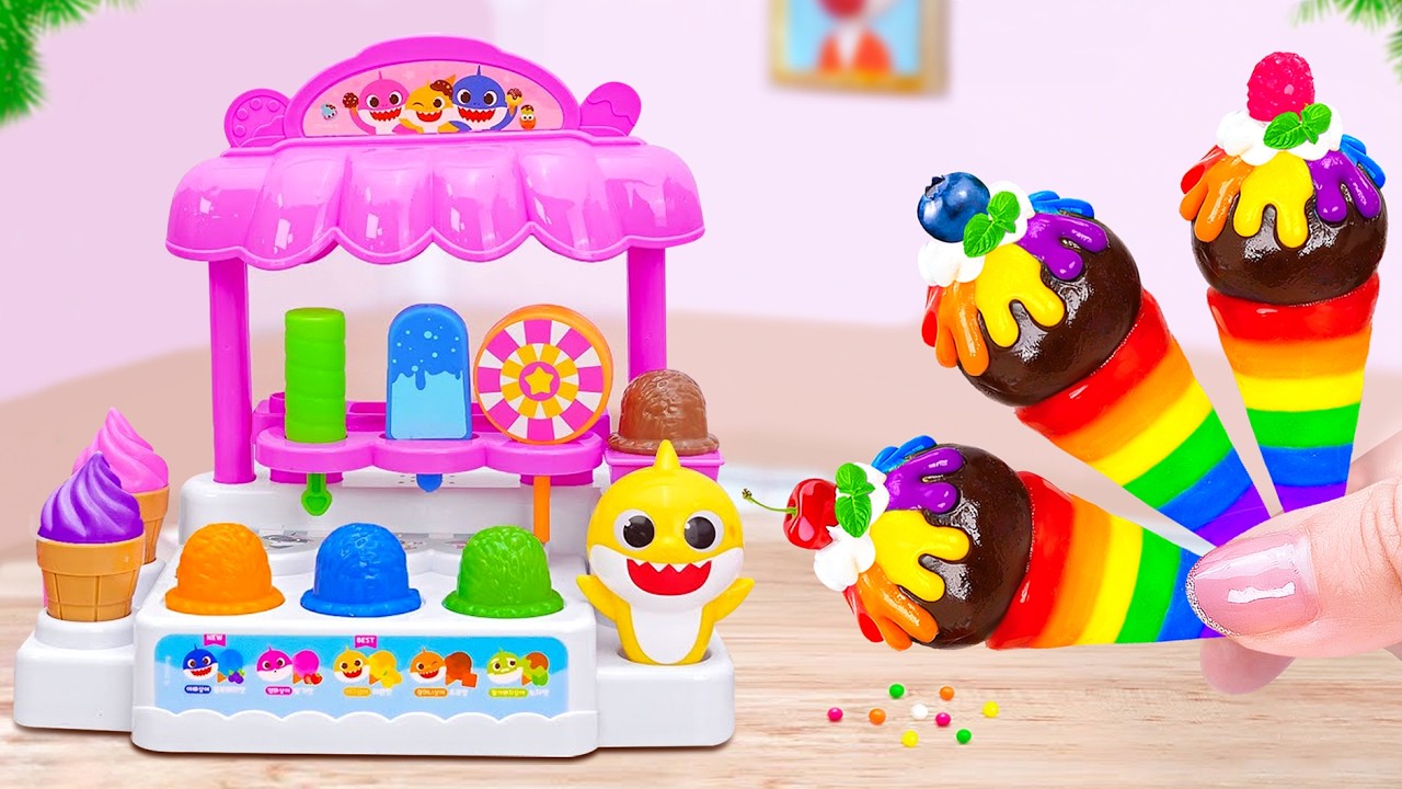So Sweet Rainbow Ice Cream 🌈 Tasty Miniature Ice Cream Cake Decorating Tutorials 🍰 The Cake Corner