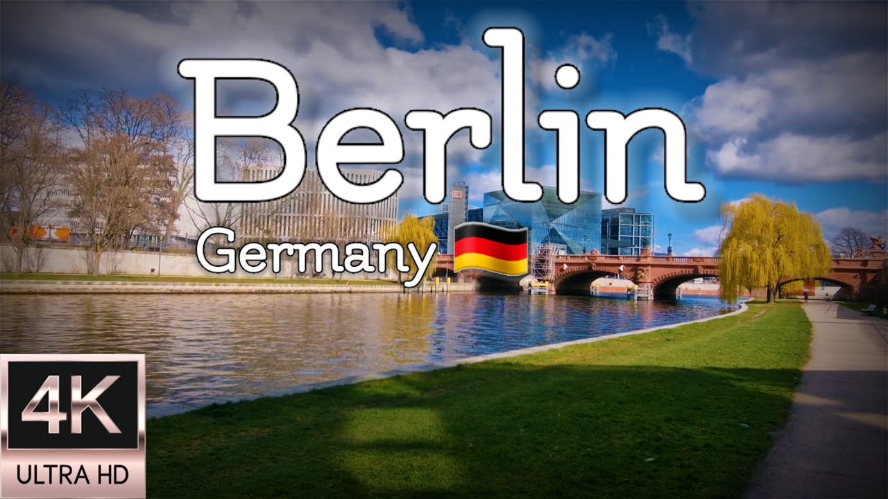 Enjoy a 4K virtual walking tour along Spree in Berlin!