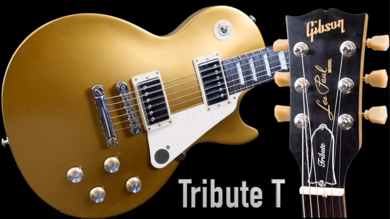 Thicker Fretboard = Thicker Tone? 2017 Gibson Les Paul Tribute T Satin Gold Top Studio | Review