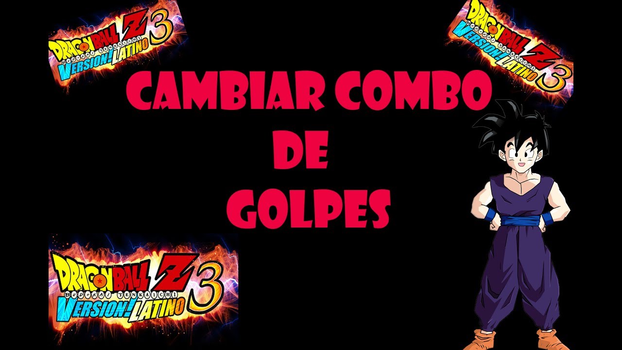Como cambiar los combos de golpes de un personaje de dragon ball z budokai tenkaichi 3 Parte 1/2