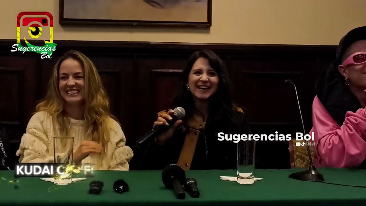 KUDAI CONFERENCIA EN LA PAZ PARA SU CONCIERTO EL 6 DE JULIO EN EL TEATRO AL AIRE LIBRE 2025