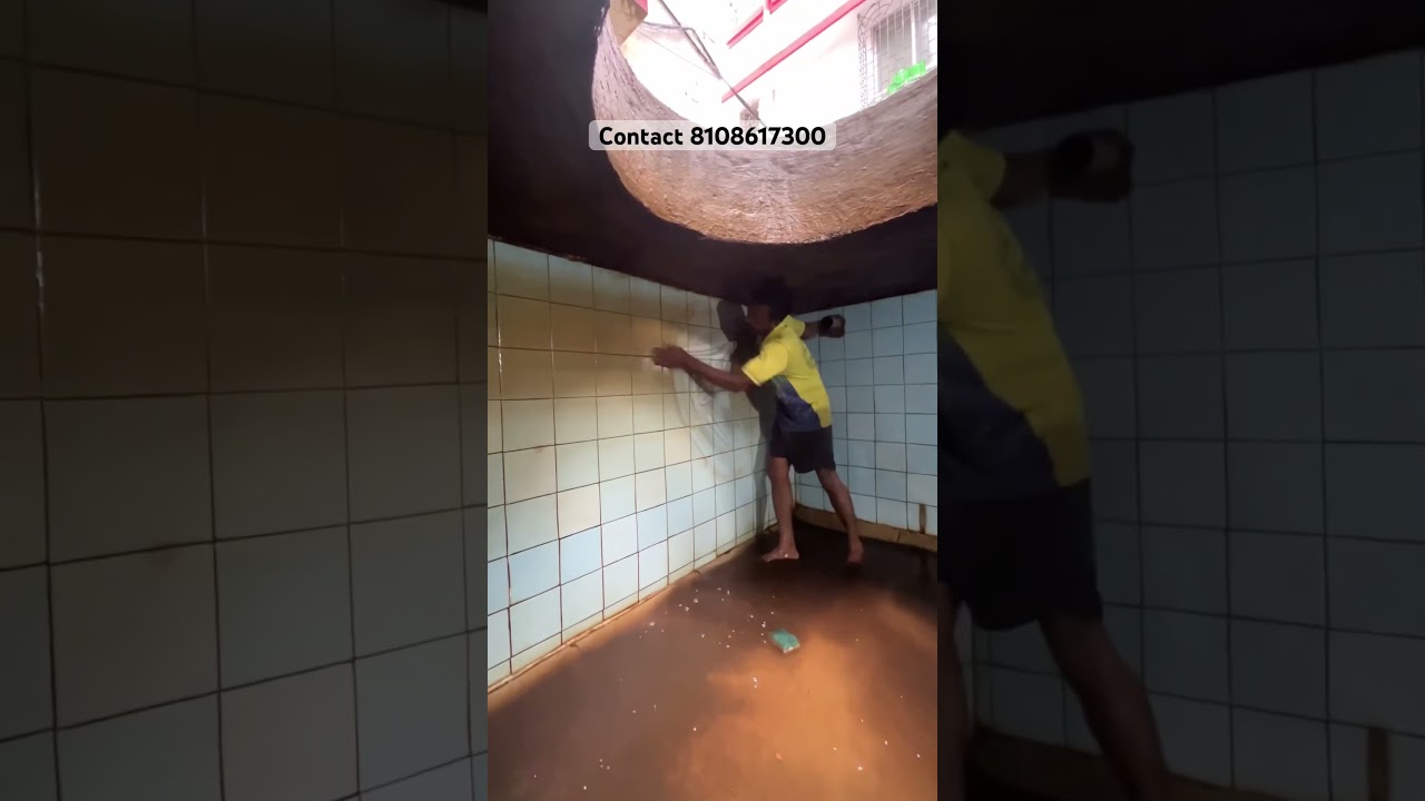 Water tank cleaning 🧼 #amazing #pool#watertank #cleaning #watertankcleaner #pvcleaning @8108617300