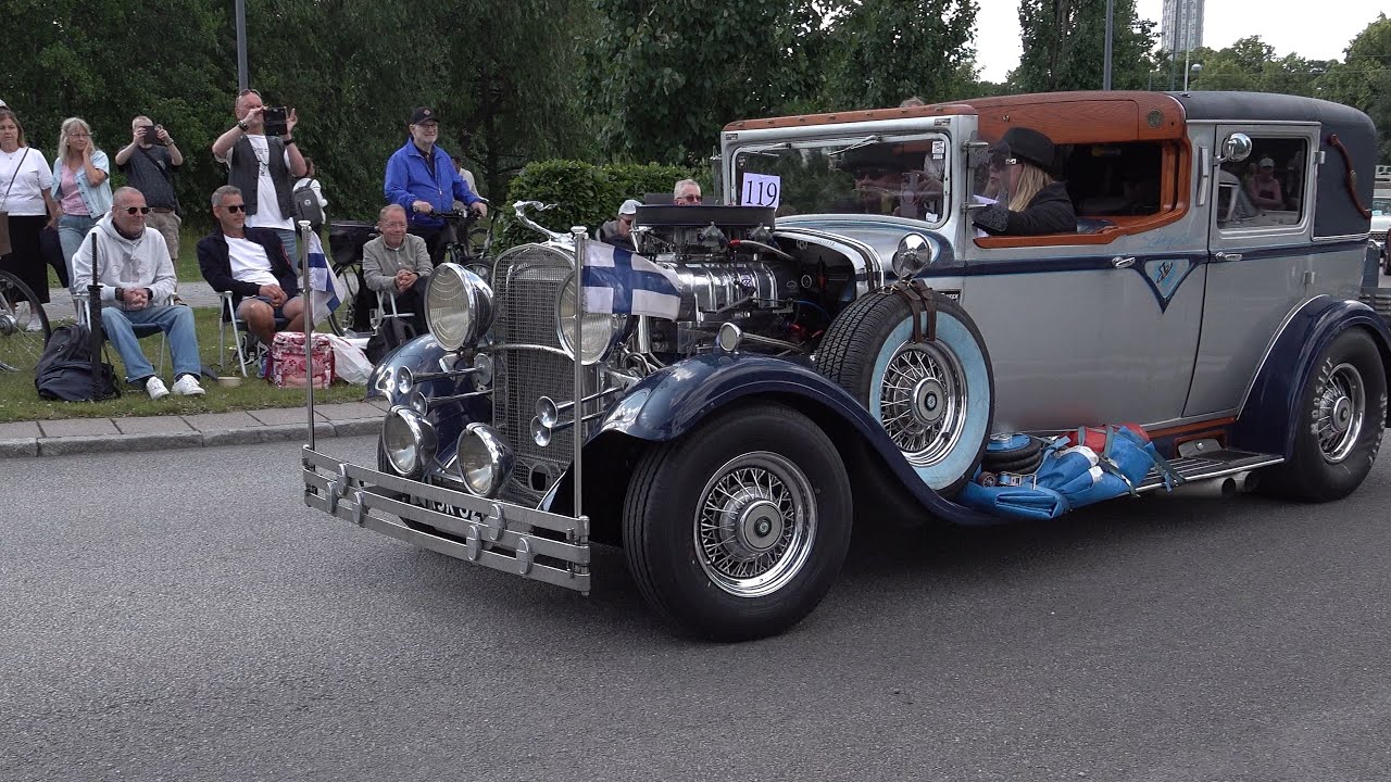 Västerås Summer Meet, Finbilscruising -  Varos Cruising 2025 (Classic cars)