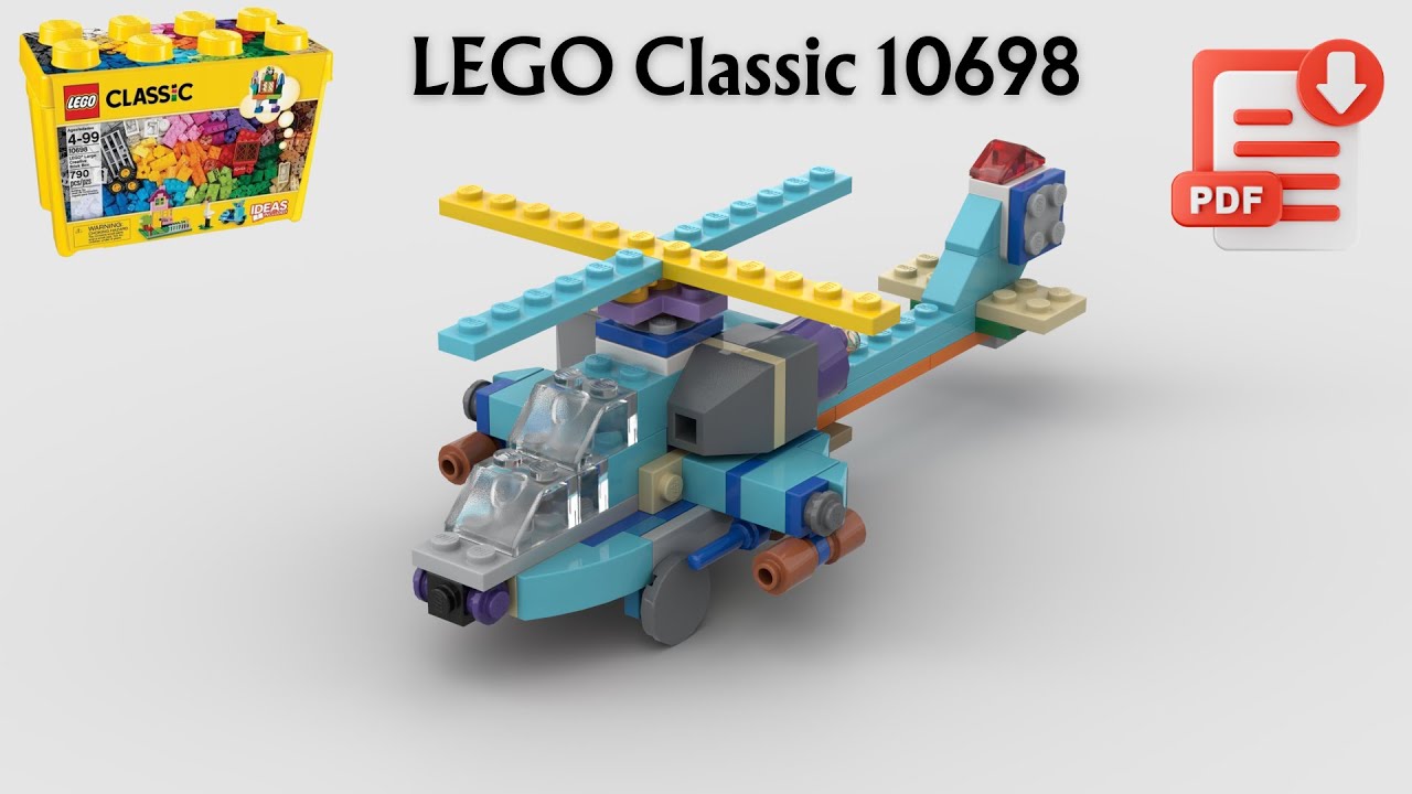 Lego classic 10698 ideas Helicopter