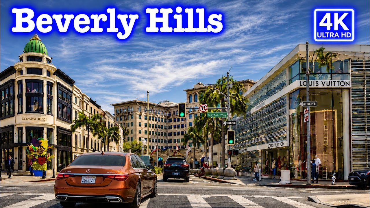 [4K] 🌞 Driving Through Beverly Hills 2026 | Relaxing POV | California