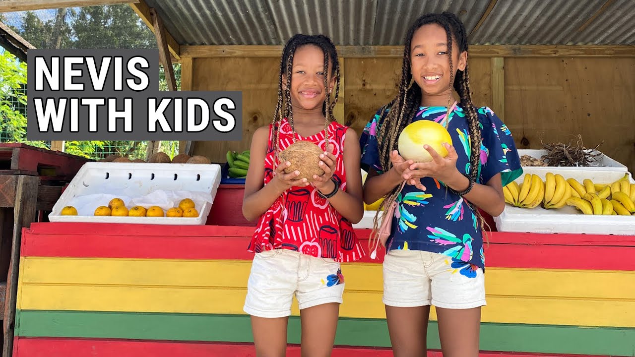 Nevis Island with Kids - Family Travel Vlog