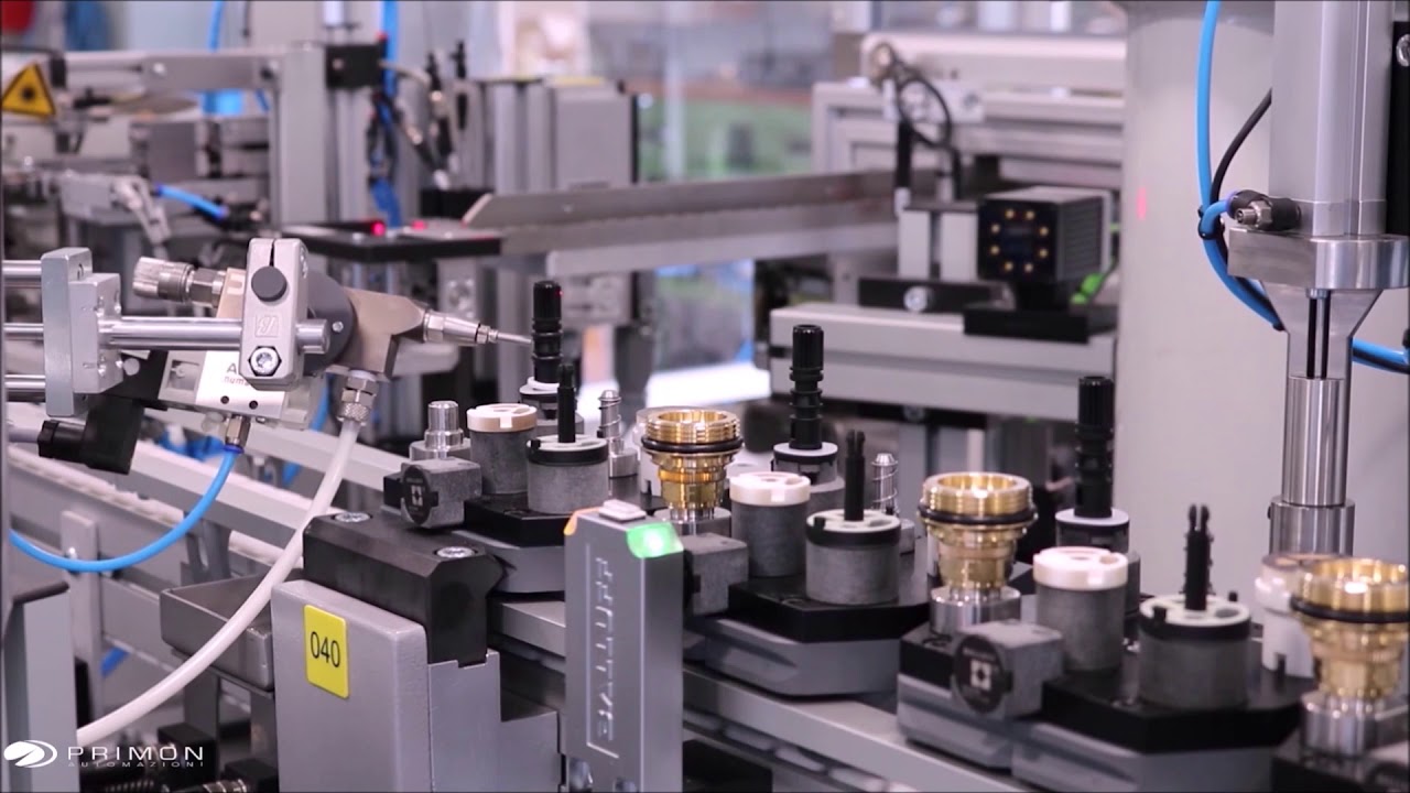 ASSEMBLING MACHINE for DIVERTER CARTRIDGES