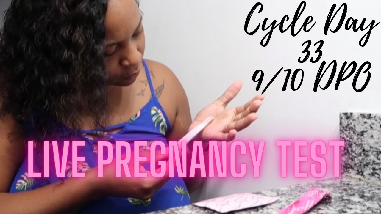 LIVE PREGNANCY TEST 2021 | 9/10 DPO | TTC JOURNEY FOR BABY #1