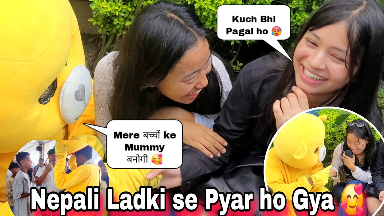 Teddy बनके Nepali Ladki ko Purpose कर दिए 🥰🇳🇵 || Nepali लड़की Se Pyar Ho Gaya 🙈🥰 || Shankar Vlogs
